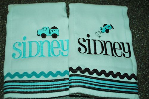 Personalized / Monogrammed Burp Cloths   