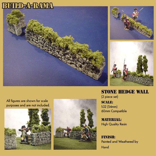   Build A Rama 132 Scale Stone Hedge Wall BAR39   Great for Dioramas