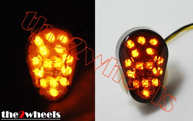 Flush Mount LED Turn Signals Kawasaki ZX6R ZX10R ZX12R  