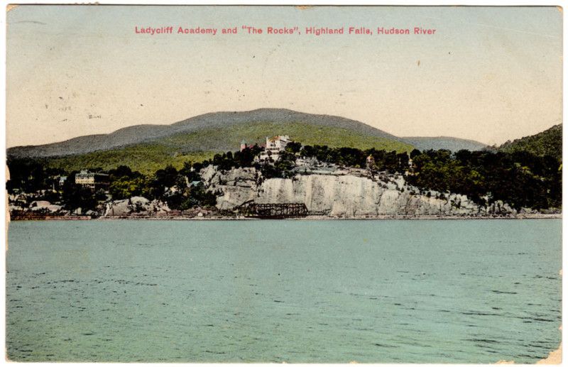 Highland Falls NY  HUDSON RIVER STONE QUARRY Postcard  