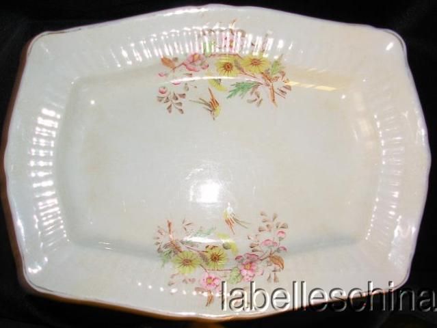 Antique We Corn Ironstone Platter   circa 1904 crazing  