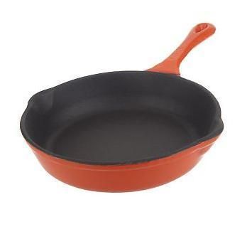 Technique EnamelCast Iron 8 Open Skillet w/Black Satin  