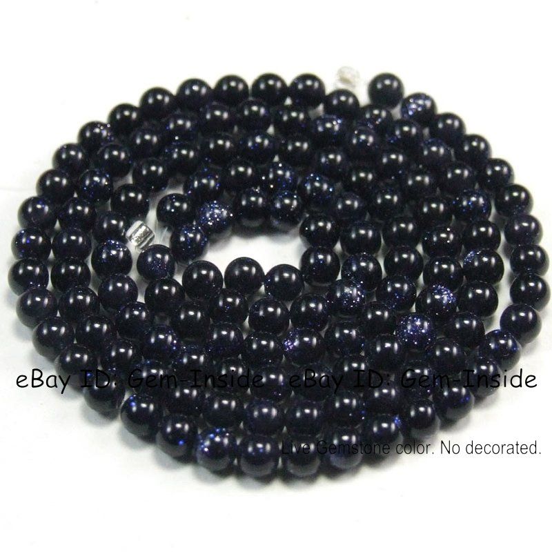 3mm Round Blue sandstone Aventurine Small Tiny Beads  