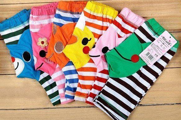 Baby Kids 100% Cotton cartoon pants leggings 1yr  