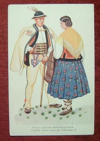 POLAND / ZAKOPANE   TYPE POLAND / ETHNIC   COSTUME / 1930 40  