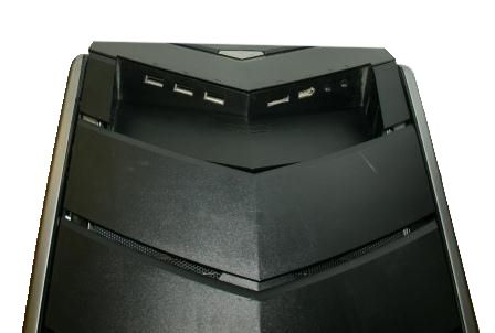   Grey Alienware Area 51 Lighting Chassis 1100w Power Supply Gaming Case