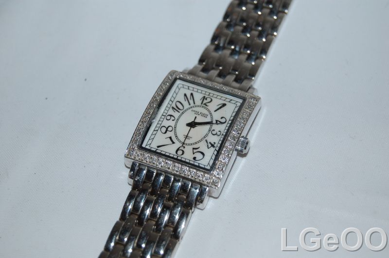 Anne Klein 12/2011 763S Womens Diamond Swiss Watch Stainless Steel AS 