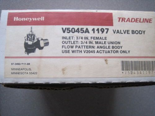 NEW HONEYWELL V5045A 1197 VALVE BODY V5045A 1197  