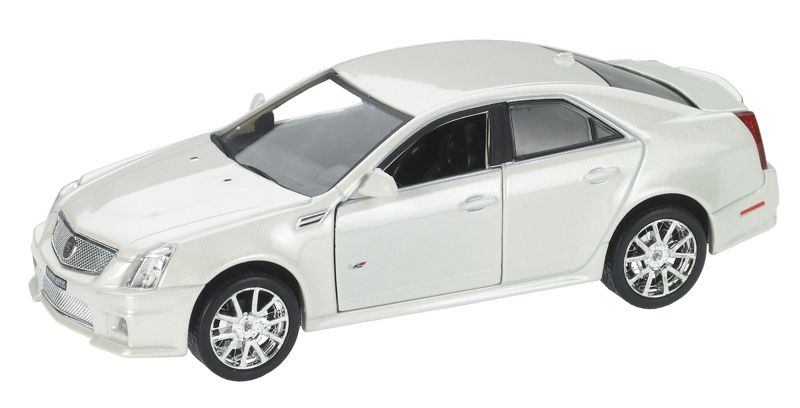 43 2010 CADILLAC CTS V WHITE DIAMOND LUXURY DIECAST  