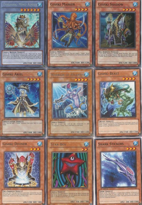 Yugioh 40 Cards Gishki Control Deck **HOT**  