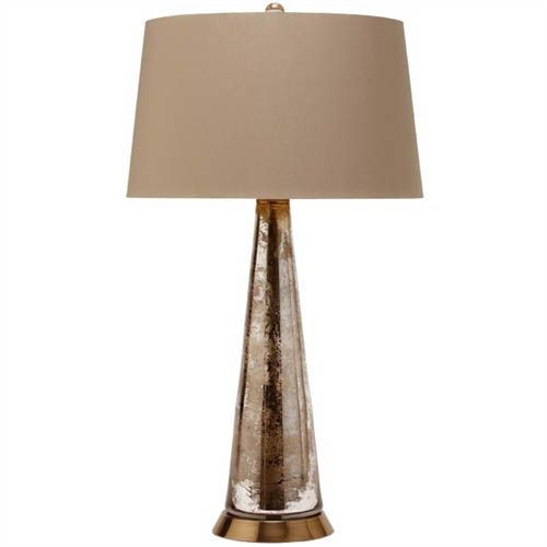 Silver Camel Art Deco Table Lamp  