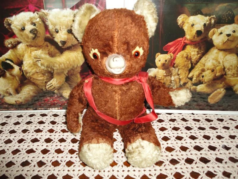 Gund Antique 1950 Cubbigund Music Swedish Lullaby Bear  