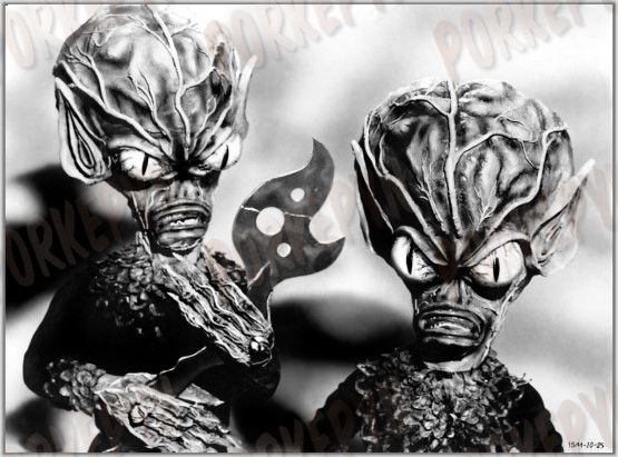 INVASION of the SAUCER MEN   10x8 50s B&W Promo  