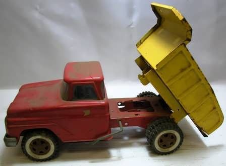 Vintage Tonka Trucks   Semi Cab, Cement & Dump 1965 7, 1962 9, 1970 