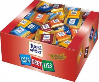 Ritter Sport Quadretties, Mini Schokolade, 1 kg