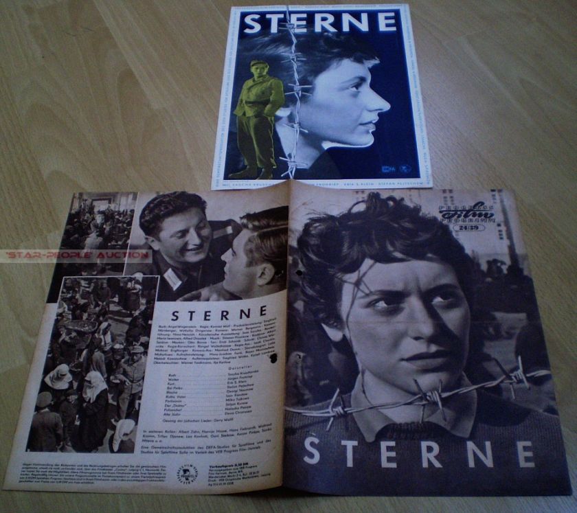 KONRAD WOLF  STERNE   STARS WW2 * EASTGERMAN POSTER  