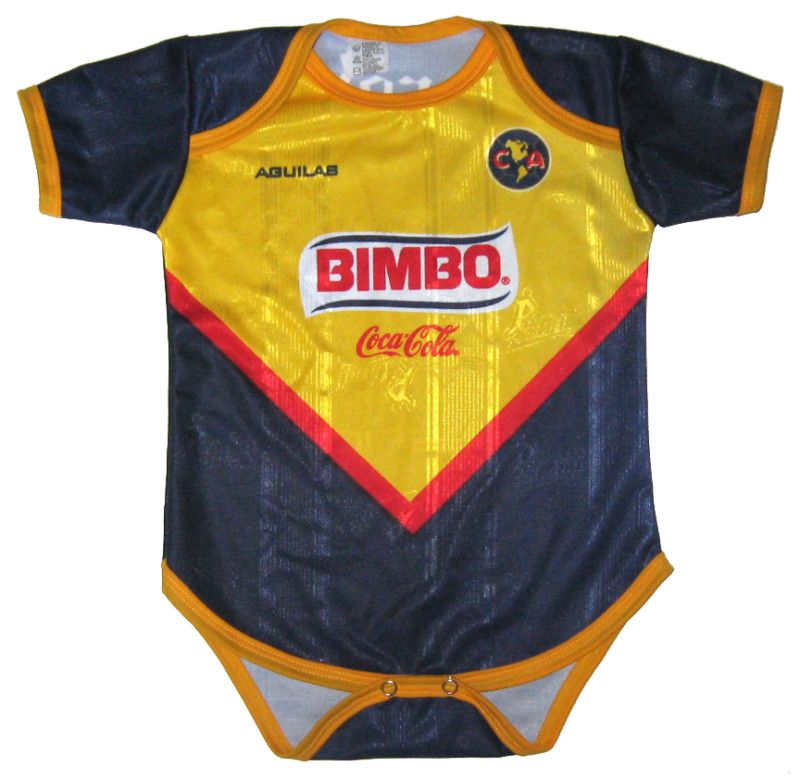 Club America Aguilas Soccer Bodysuit Baby Infant 12 Mon  