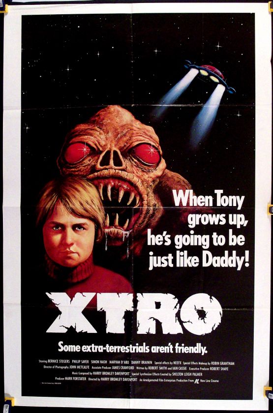 XTRO 1983 1S UK HORROR Philip SAYER, Bernice STEGERS  