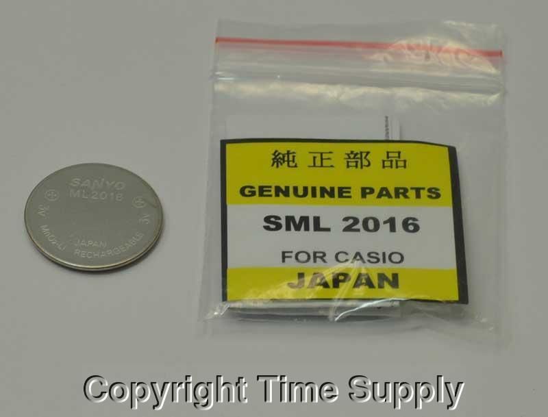 SANYO SML 2016 ML 2016 RECHARGEABLE WATCH BATTERY CASIO  