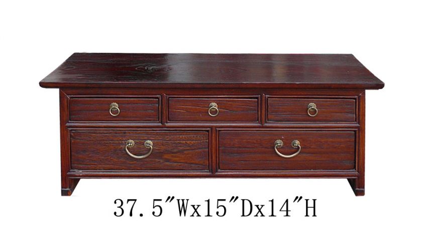 Multiple Drawers Korean Lower Cabinet Coffee Table WK 2109