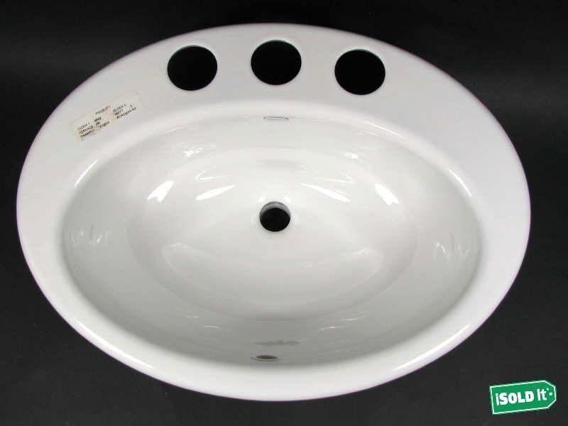 KOHLER K 2906 2 0 ELLINGTON ENAMELED CAST IRON SELF RIMMING SINK 24 