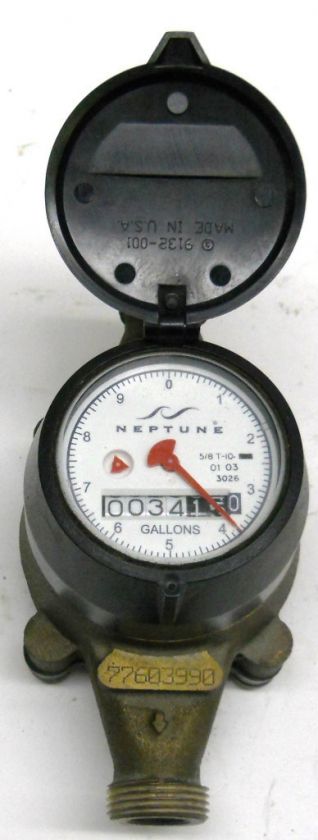 NEPTUNE WATER METER 5/8 T 10 77603990 3026  