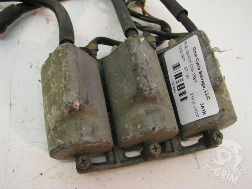   1976 Suzuki GT750 GT380 GT550 Ignition Coil   33410 31010   Image 03