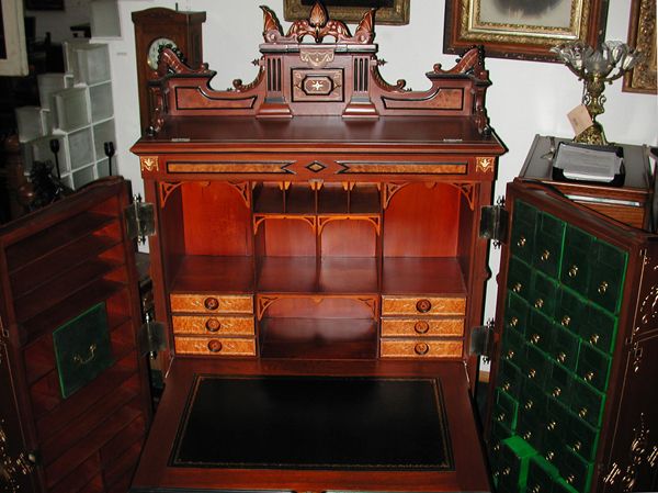 5097 Antique Extra Grade Wooton Rockefeller Style Desk  