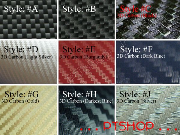 3D CARBON FIBER EFFECT VINYL 584mm x 1500mm Craft #E  