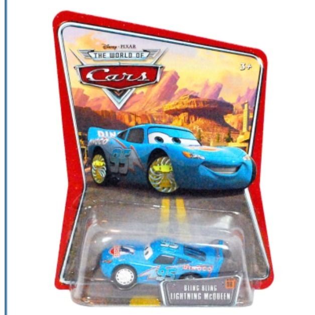   PIXAR CARS BLING BLING LIGHTNING MCQUEEN #8 WORLD OF CARS WOC NEW VHTF