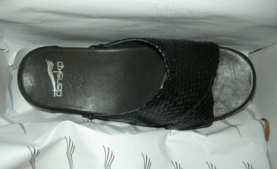 Dansko Milla Black Burnished Sandals Sizes Euro 37,38,39,40  