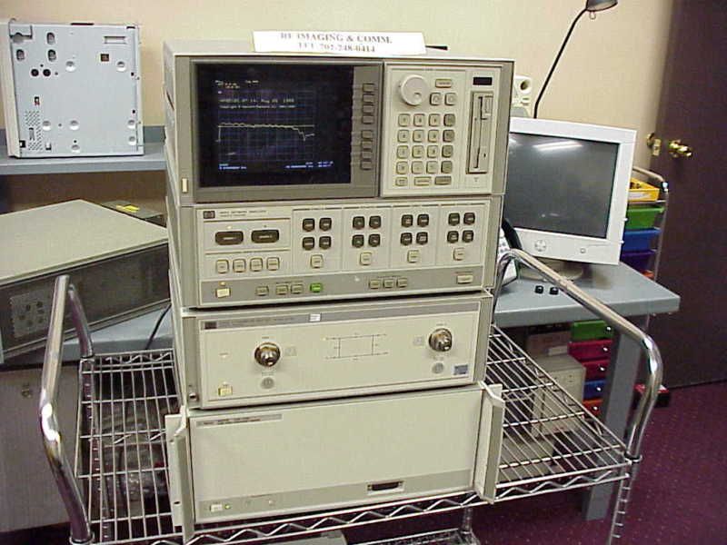 HP 8510C 40GHZ VNA NETWORK ANALYZER SYSTEM OPTION 10  