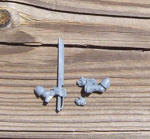 40K Blood Angels Sanguinary Guard Glaive Winged Sword S  