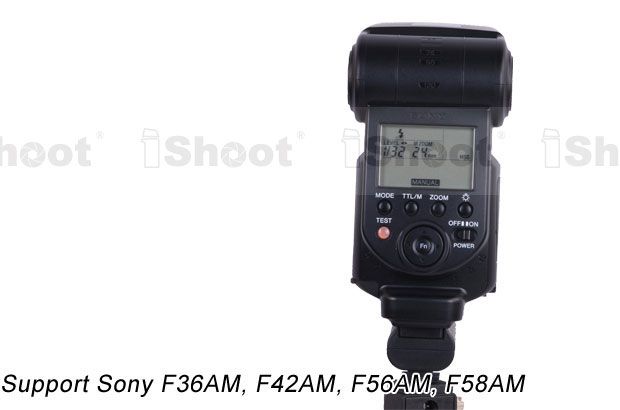 ISHOOT Radio Wireless Flash Trigger PT 04 A——2 AAA Batteryfor Sony 