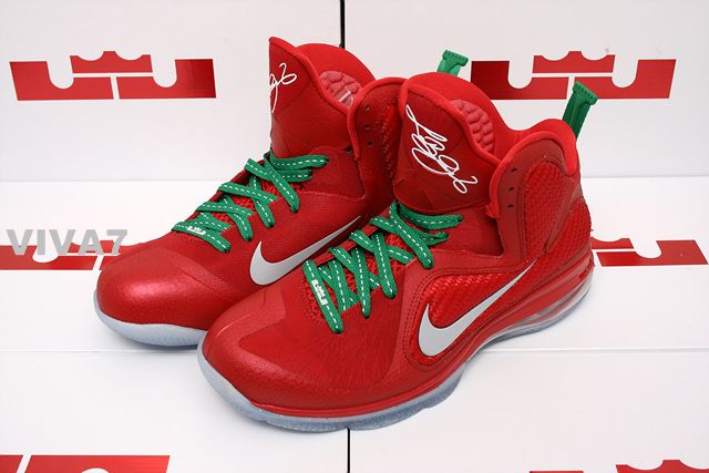 NIKE LEBRON 9 IX CHRISTMAS 469764 602 canon china DS SZ 9 10.5  