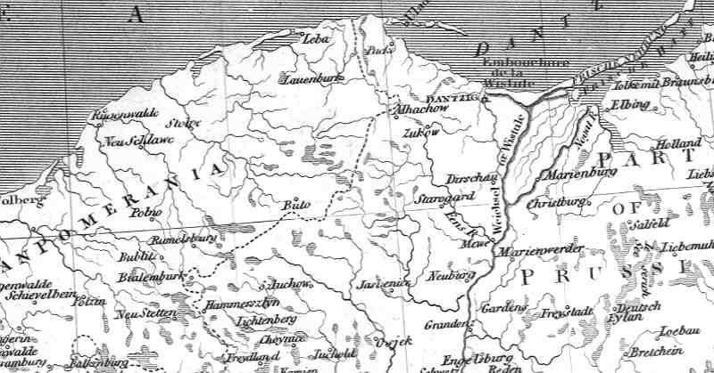 GERMANY EAST Including parts of Poland and the Czech Republic