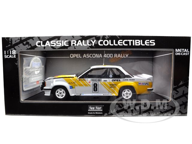 Brand new 118 scale diecast model car of Opel Ascona 400 #8 J.Kleint 