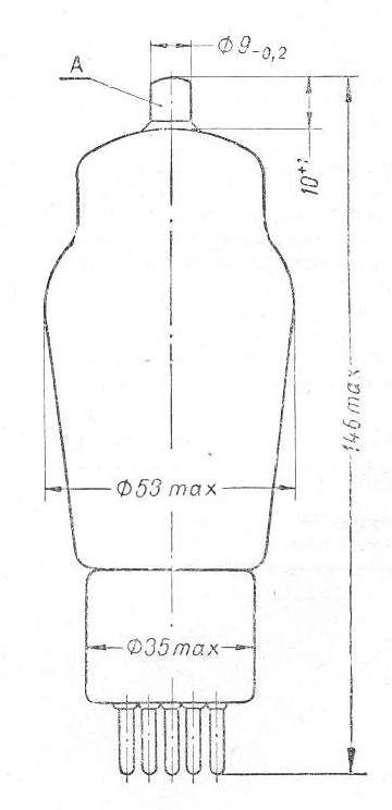 RUSSIAN TUBES G 807 = G807 = 1625 = 5933 NEW   LOT of 2  