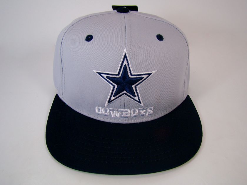 DALLAS COWBOYS SNAPBACK HAT GRAY CLASSIC STAR LOGO  