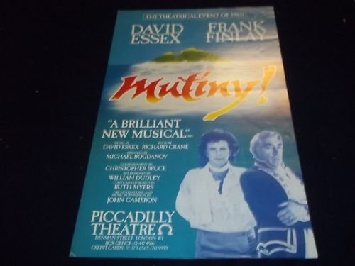 1985 MUTINY THEATER POSTER DAVID ESSEX   I 8011  