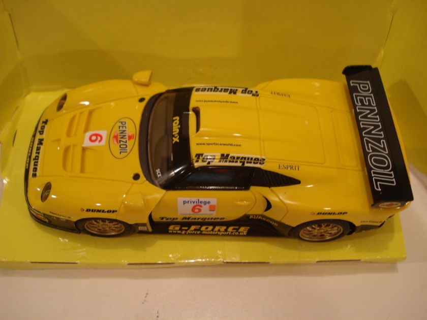 Scalextric Porsche 911 GT1 Top Marques Slot Car 132NIB  