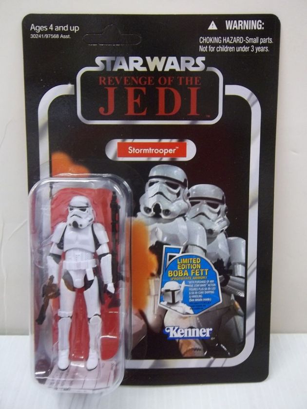 KENNER HASBRO STAR WARS REVENGE OF THE JEDI STORMTROOPER UNPUNCHED 