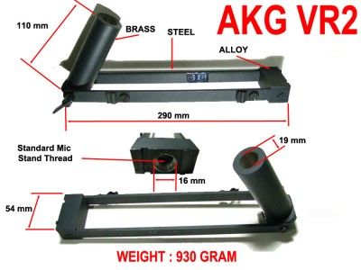 AKG VR1 Extension Neck & VR2 Mic Stand for 19mm Preamp  