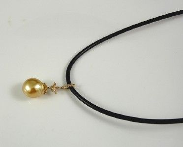 Huge Golden south sea pearl pendant 18K gold&diamond  