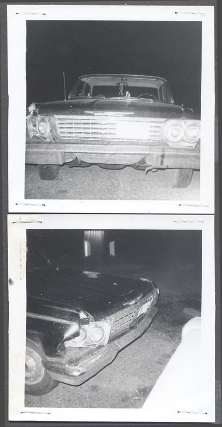 Vintage Car Wreck Photos 1962 Chevy Chevrolet 698192  