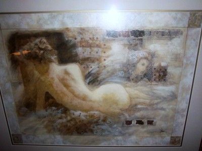 PETER NIXON SERIGRAPH GRACE II SIGNED IN GOLD L.E. 485  