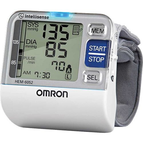 omron bp652 7 series blood pressure wrist unit automatically activates 