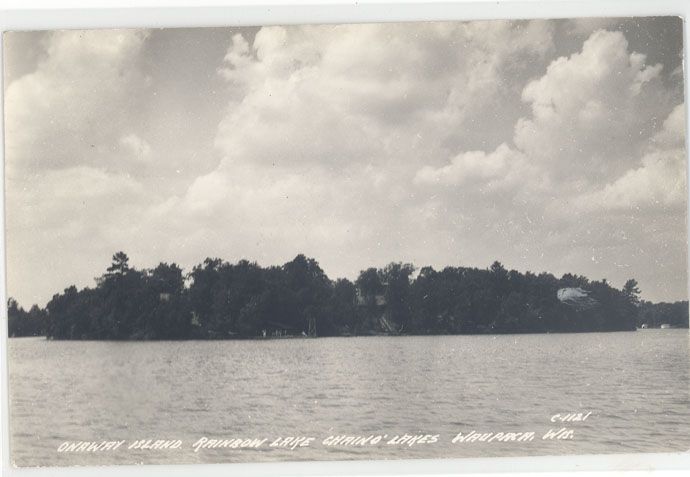 WI WAUPACA ONAWA ISLAND REAL PHOTO MAILED 1951 M38322  