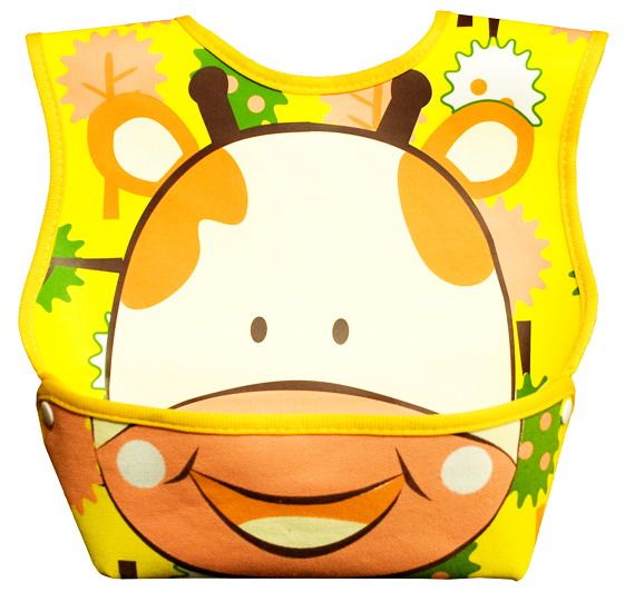 NWT Baby Waterproof 3D Pocket Bibs Animal Cartoon  