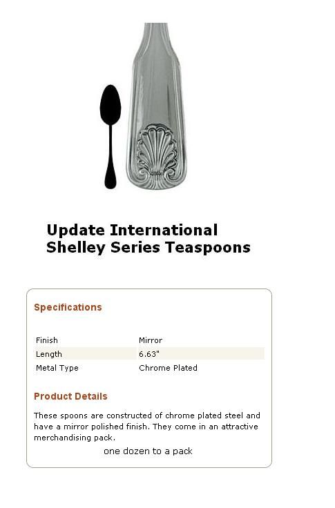 TEASPOON PACK OF 12   